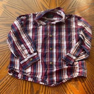Sz 4T Faded Glory Button Down Shirt